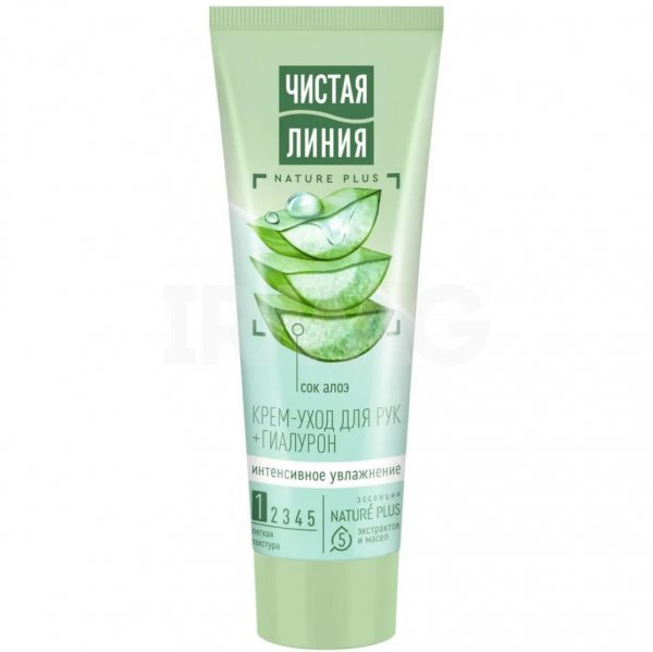 Крем для рук Чистая Линия Интенсивное увлажнение Сок Алоэ (75 мл)
