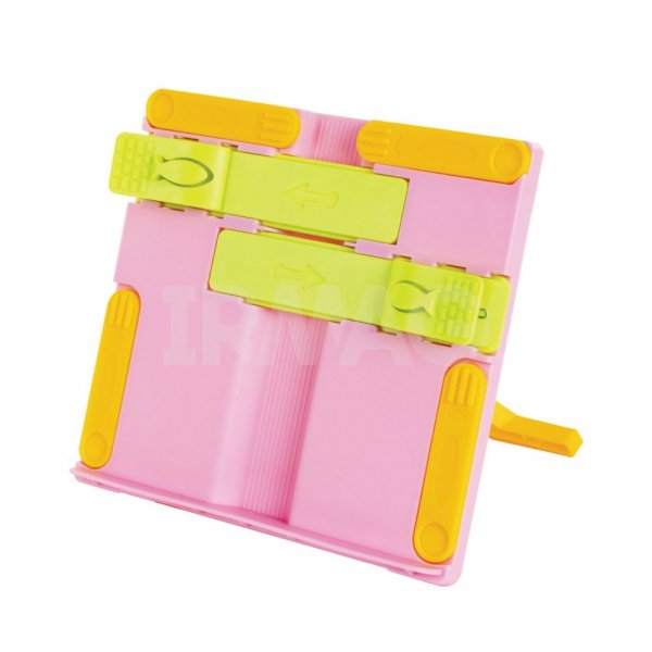 Подставка для книг Юнландия регулируемый наклон Розовая