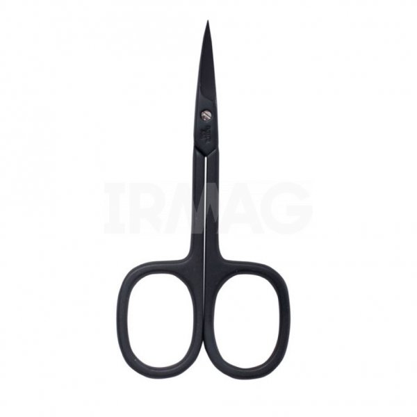 Ножницы для маникюра Dewal 338 Black Edition, черные матовые