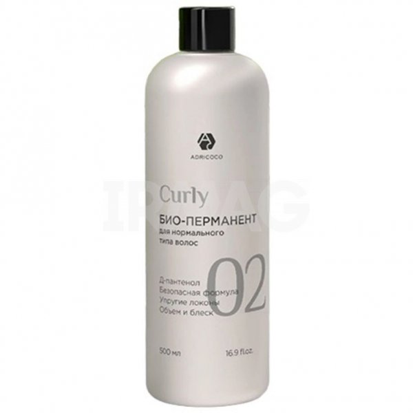 Био-перманент Adricoco Curly №2 для нормальных волос (500 мл)
