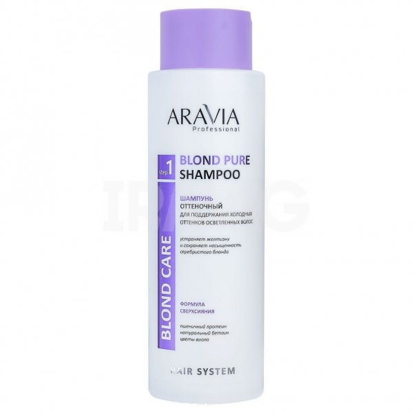 Шампунь оттеночный Aravia Professional Blond Pure Shampoo (400 мл)
