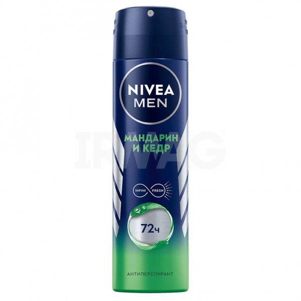 Дезодорант-антиперспирант спрей NIVEA MEN Мандарин и Кедр (150 мл)