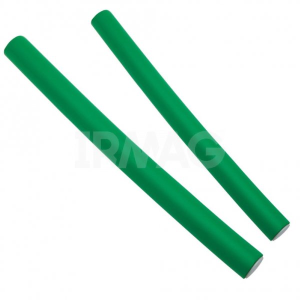 Бигуди-бумеранги Dewal зеленые, 240х20 мм (10 шт)