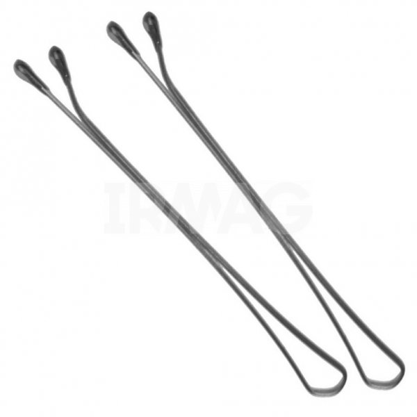 Невидимки для волос Dewal SLN50P Прямые 50 мм Серебристые (60 шт)