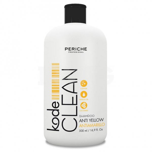 Шампунь Periche Profesional Kode CLEAN Anti-Yellow Против желтых оттенков (500 мл)