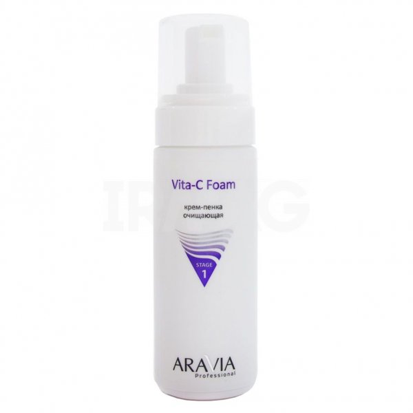 Крем-пенка для лица Aravia Professional Vita-C Foaming Очищающая (160 мл)