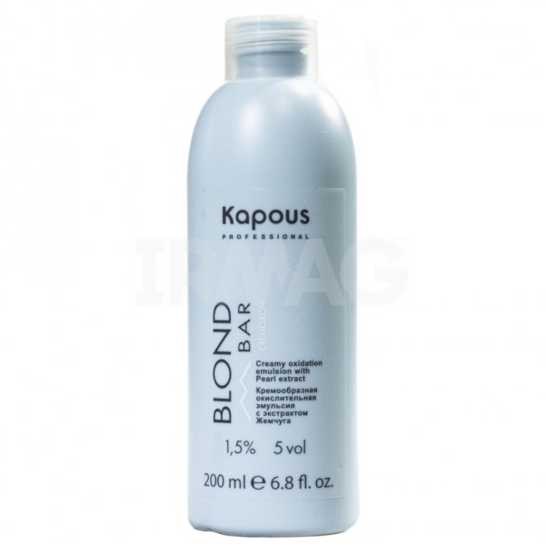 Эмульсия для окрашивания Kapous Professional Blond Bar Cremoxon 1,5% (200 л)