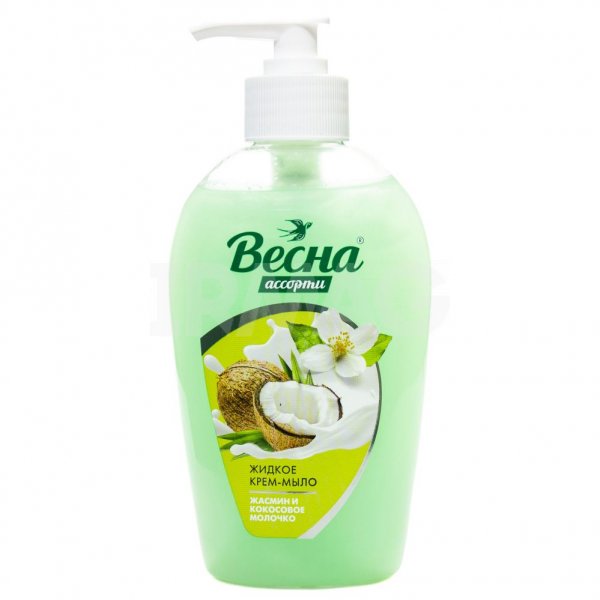 Крем-мыло жидкое Весна Ассорти Жасмин и кокосовое молочко (280 г)