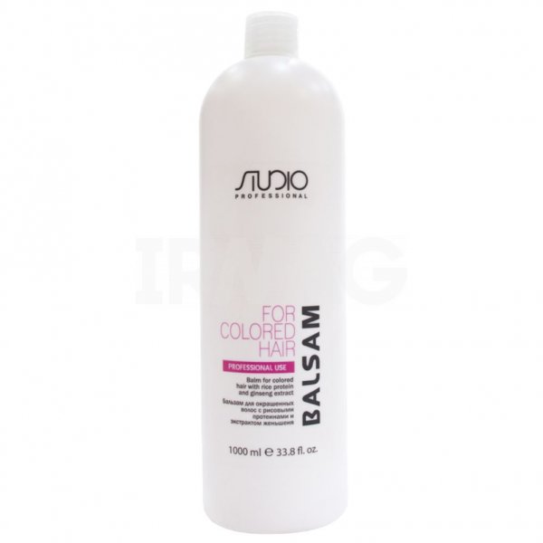 Бальзам для волос Kapous Studio Professional Рисовые протеины для окрашенных волос (1 л)