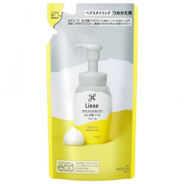 Пенка для волос Liese для укладки волос и создания хвостов и пучков (180 мл)