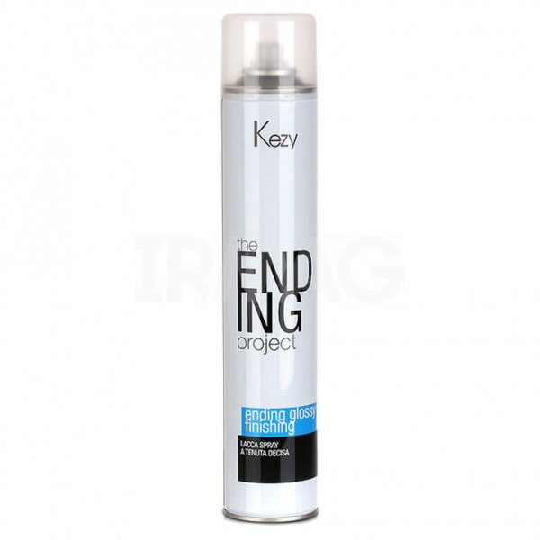 Спрей-лак для волос Kezy Ending glossy finishing Надежная фиксация (500 мл)