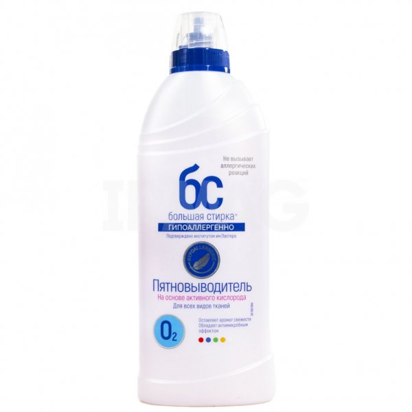 Пятновыводитель Большая Стирка Гипоаллергенно на основе активного кислорода (500 г)