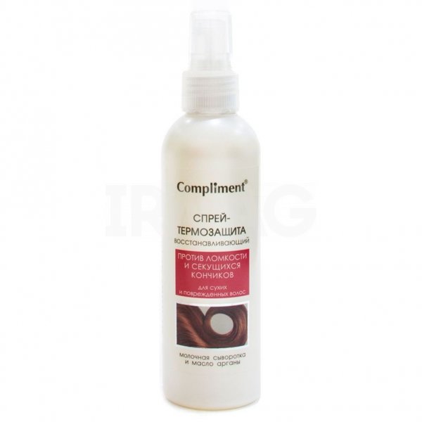 Спрей-термозащита для волос Compliment для сухих и поврежденных (200 мл)