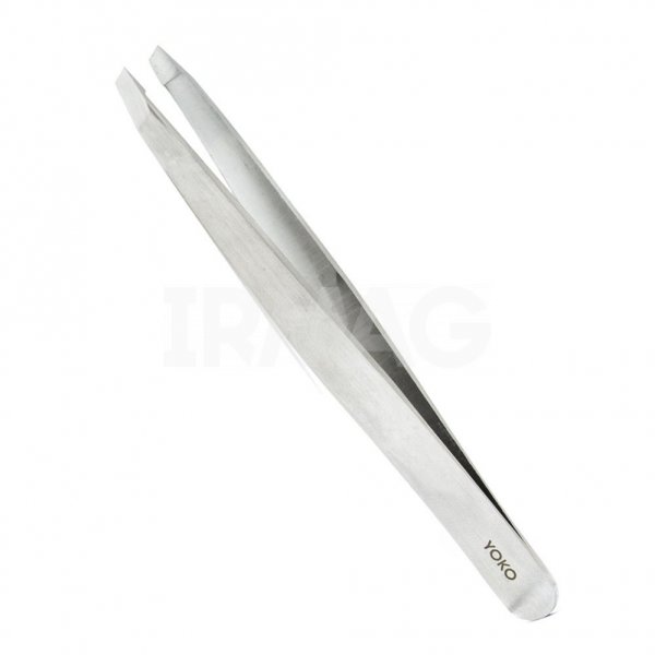 Пинцет Yoko SP 008 матовый, скошенный (95 мм)