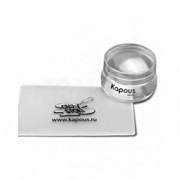 Набор для стемпинга Kapous Crazy story Штамп и скрапер