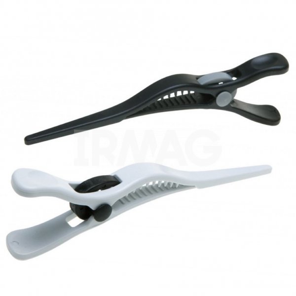 Зажим для волос Dewal CL2523 пластик, для длинных волос, 14 см (2 шт)