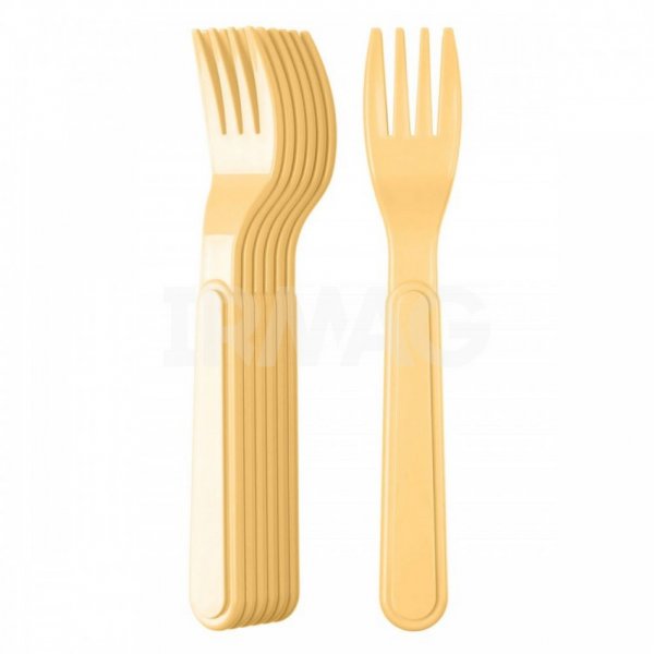 Комплект вилок для пикника ND Play полипропилен Бледно-желтый (6 шт)
