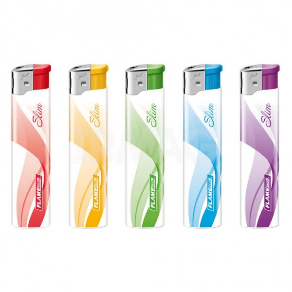 Зажигалка FlameClub P-02 Белая с рисунком