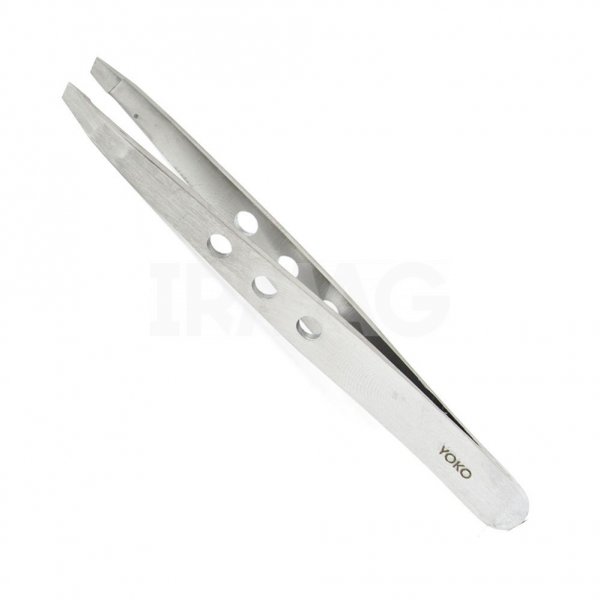 Пинцет Yoko SP 011 матовый, скошенный (95 мм)