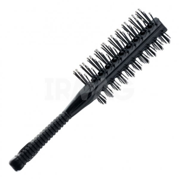 Щетка для волос Dewal двухсторонняя, 7 рядов, туннельная, черная