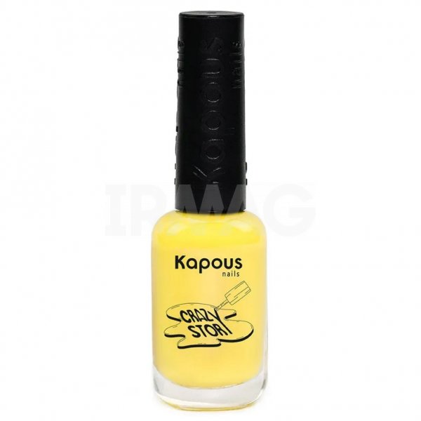 Лак для стемпинга Kapous Nails Crazy Story (8 мл) - 2661 Желтый