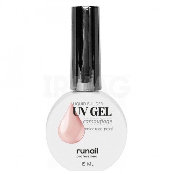 Гель для ногтей RuNail UV Gel жидкий (15 г) - 5318 Чайная роза