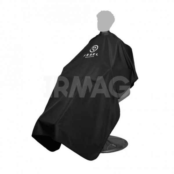 Пеньюар Rebel Barber Noble Black с неопреновым воротником