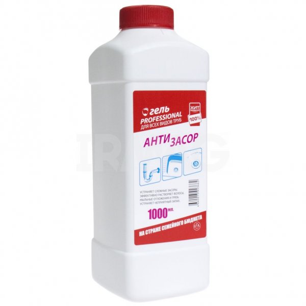 Гель для чистки труб Хит Продаж Антизасор (1 л)