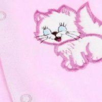 Комбинезон КотМарКот 2663 велюр, на кнопках, розовый