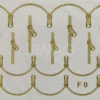 Стикеры для дизайна ногтей Формула Nail Sticker Art Слайдер-дизайн (9х11 см)