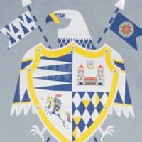 Пижама для мальчиков Mark Formelle 563311, серый+рыцари, размер 110-56