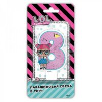 Свеча для торта ND Play L.O.L. Surprise! Парафиновая с героем