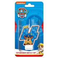 Свеча в торт ND Play Щенячий патруль Парафиновая для мальчиков