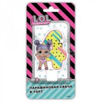 Свеча для торта ND Play L.O.L. Surprise! Парафиновая с героем