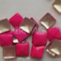 Квадрат, розовый неон