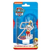 Свеча в торт ND Play Щенячий патруль Парафиновая для мальчиков