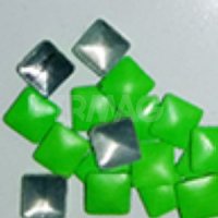 Квадрат, зеленый неон