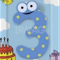 Свечи для торта Paterra Детские (1 шт)