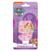 Свеча в торт ND Play Щенячий патруль Парафиновая для девочек