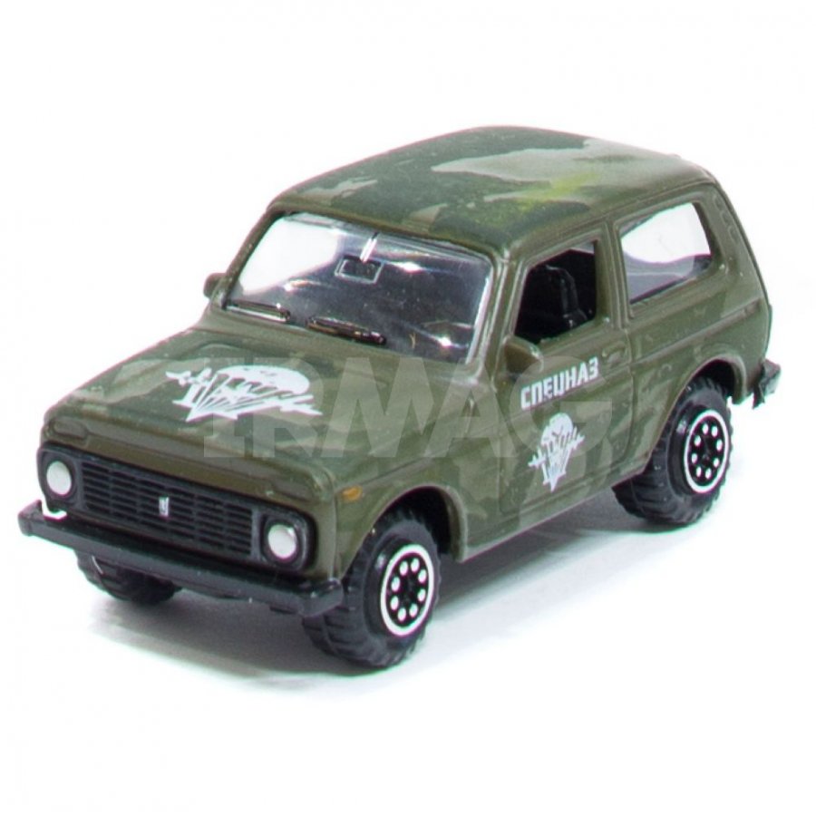 Модель AutoTime Collection Russian Lada 4x4 Спецназ 1:60 (7х2 см) - IRMAG.RU