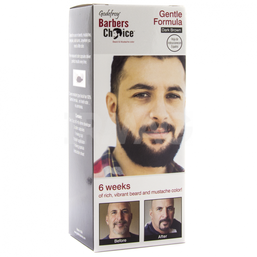 Godefroy barbers choice natural black краска в капсулах для бороды