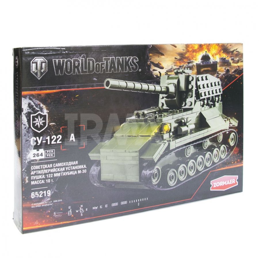 Конструктор танк World of Tanks СУ-122А (264 шт) - IRMAG.RU