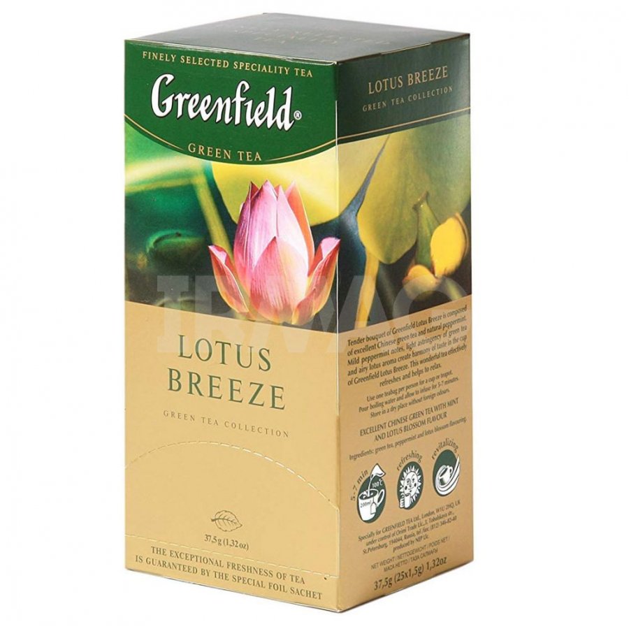 Чай черный Greenfield Lotus Breeze (25 х 1,5 г) - IRMAG.RU