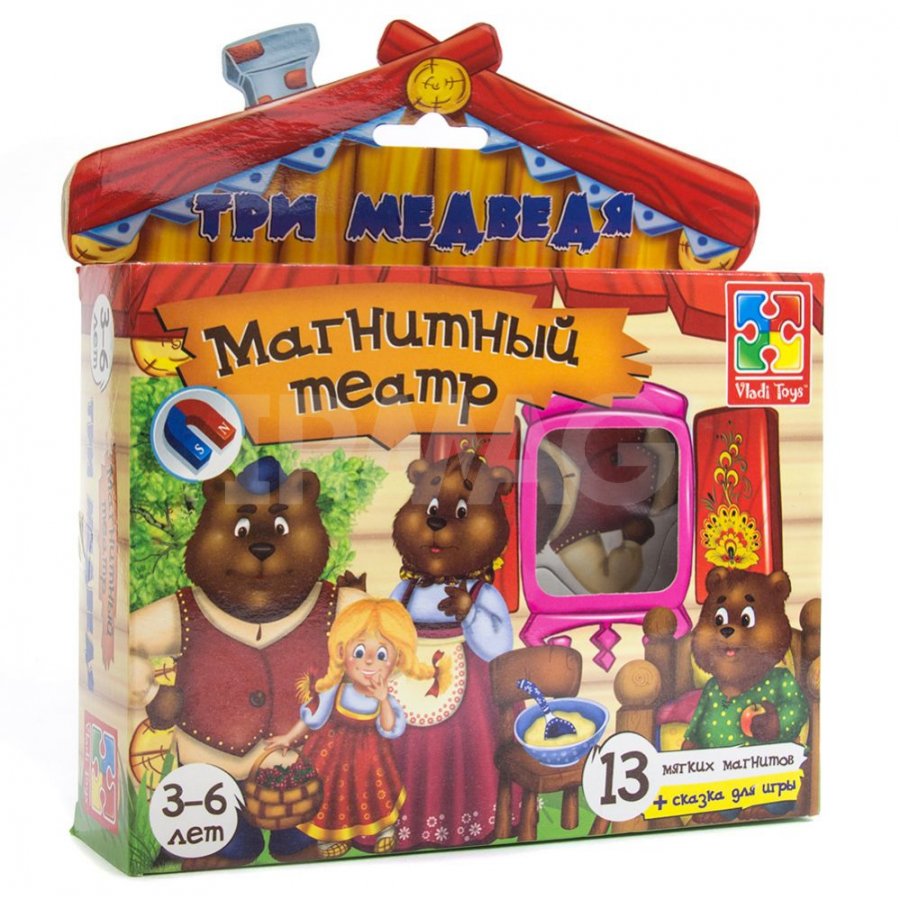 Магнитный театр Vladi Toys Три медведя 3+ - IRMAG.RU