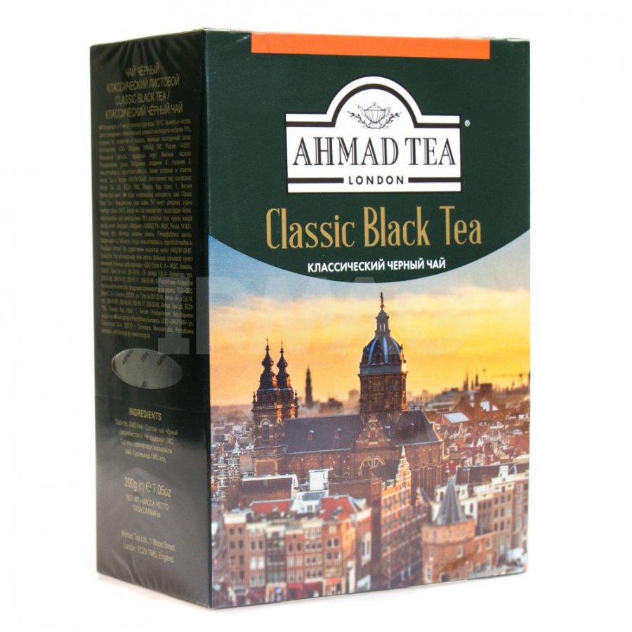 Чай черный листовой 200 г. Чай "Ахмад" черный классический 200 г. Чай Ahmad Tea классический 200г (100пак*2г). Чай Ахмад листовой черный 200гр. Ahmad Tea классический черный чай 200 г.