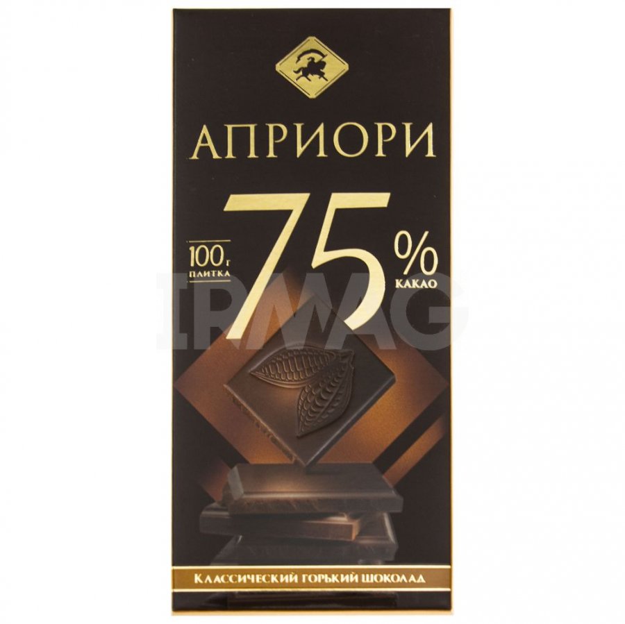 Горький шоколад 75