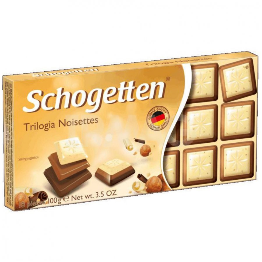 Шоколад Schogetten trilogia 100г