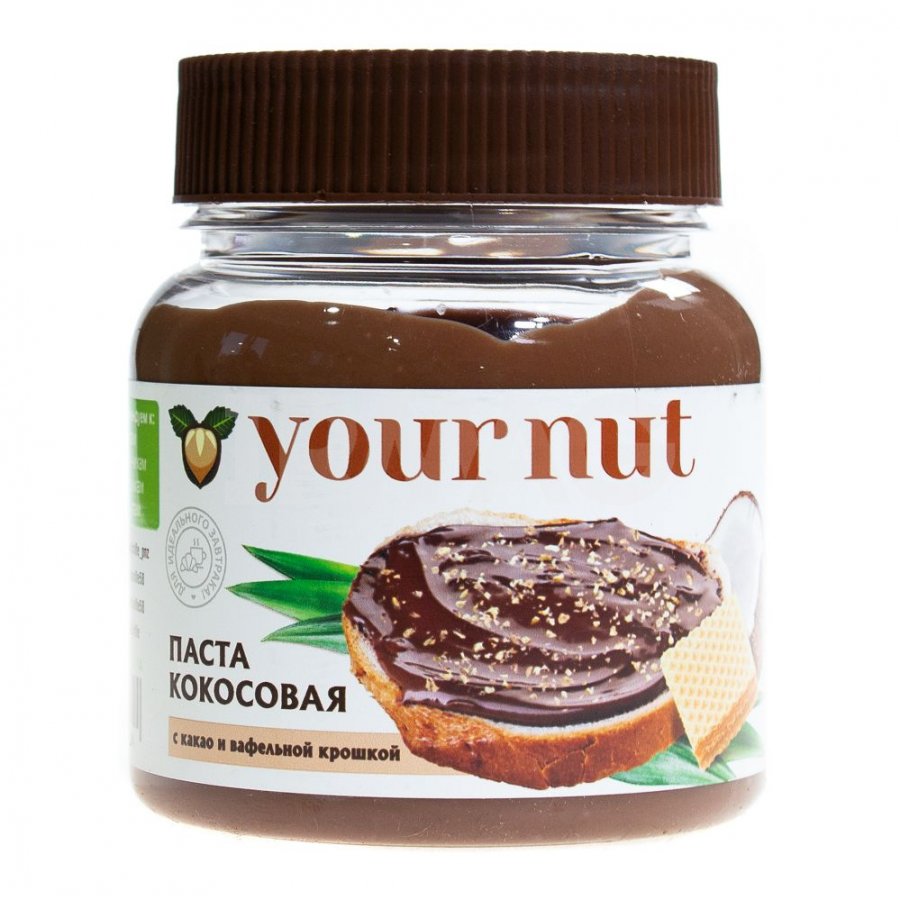 Паста кокосовая Your Nut с какао и вафельной крошкой (250 г) - IRMAG.RU