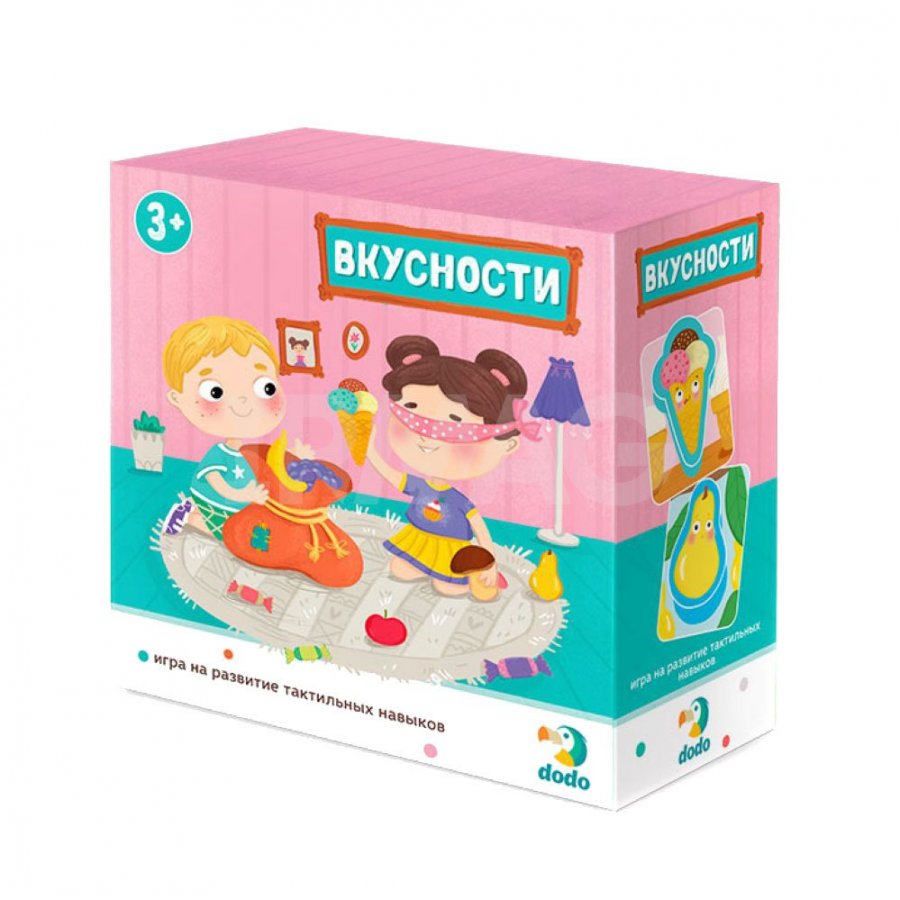 Игра на развитие тактильных навыков Dodo Вкусности 3+ - IRMAG.RU