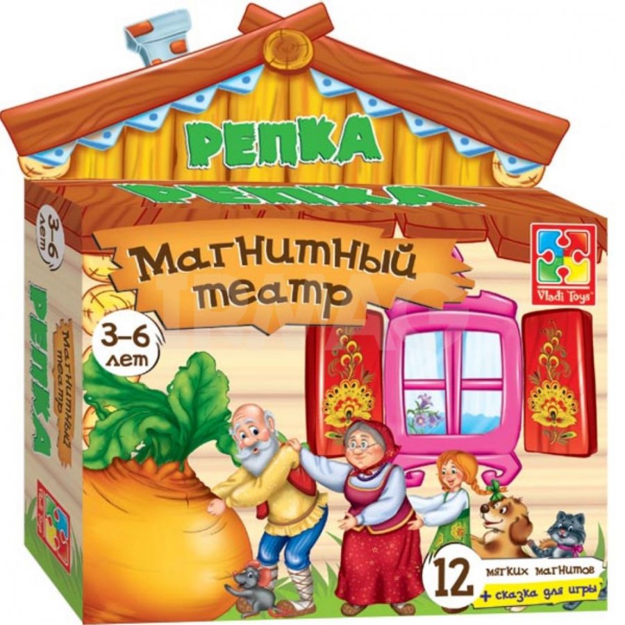 Магнитный театр Vladi Toys Репка 3+ - IRMAG.RU